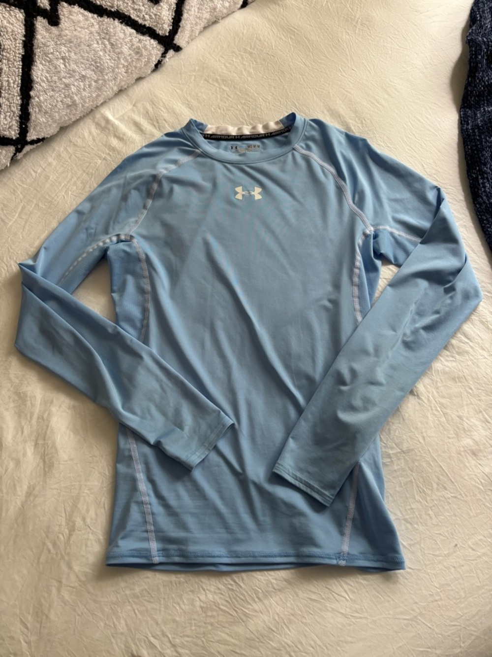 Dri-Fit Under Armour Light Blue Long Sleeve Compression Top